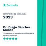 El Dr. Diego Sánchez Muñoz obtiene el Certificado de Excelencia de Doctoralia 2023