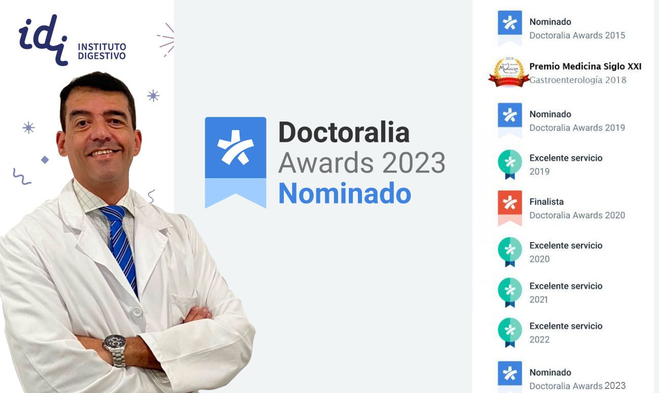 DR. Sánchez Muñoz nominado a los premios Doctoralia 2023